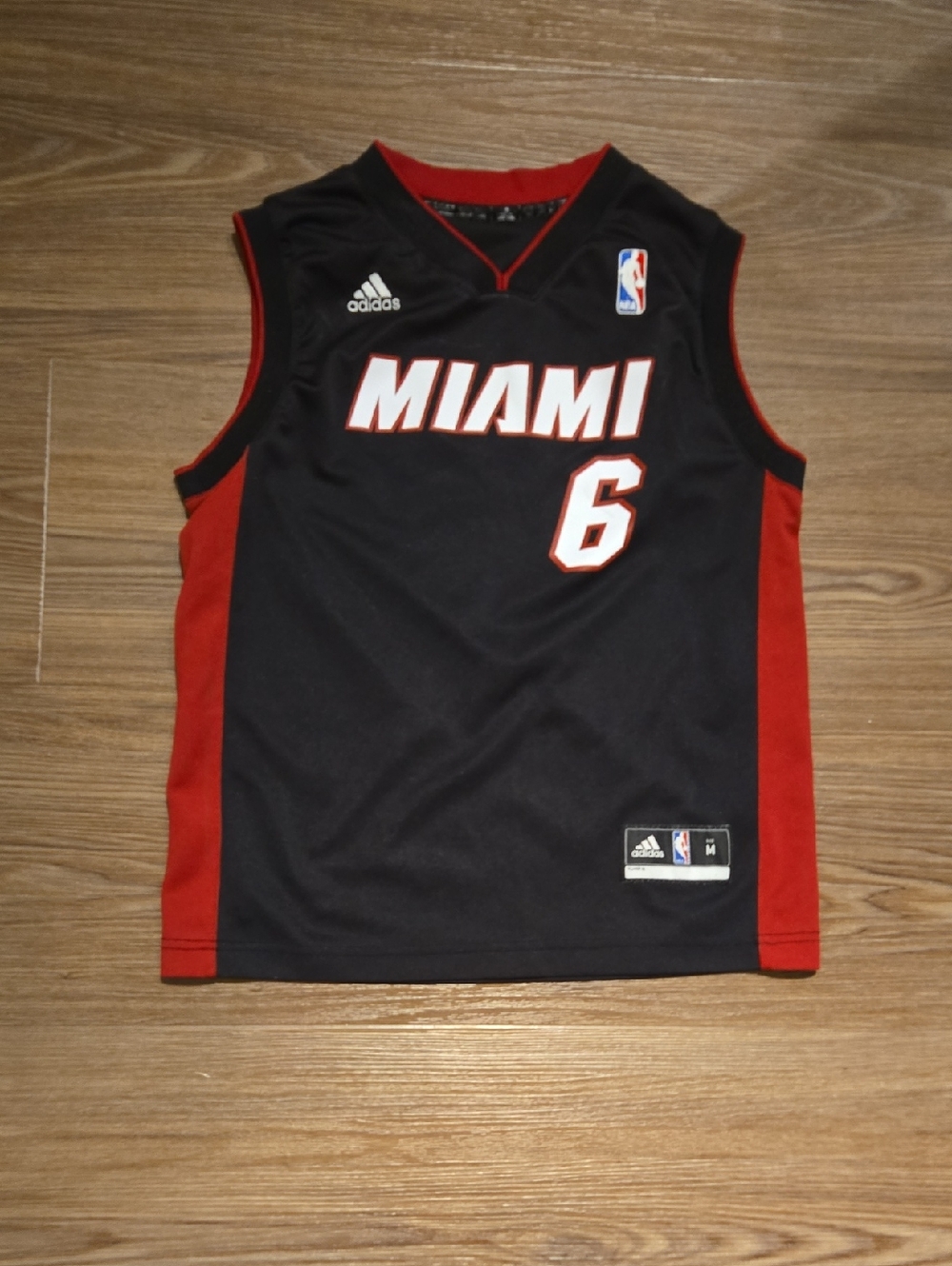Adidas Miami Heat LeBron James NBA Basketball Jersey
